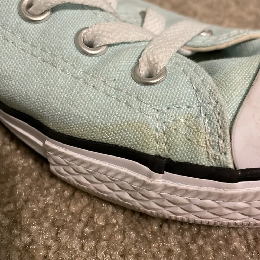 *SOLD* Teal Converse Low-Tops - Picture 7 of 8